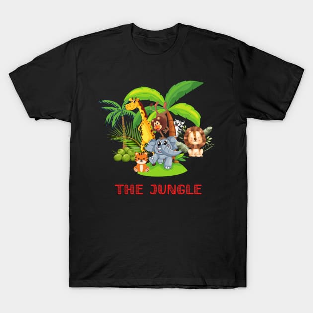 Jungle Design T-Shirt by TASKARAINK